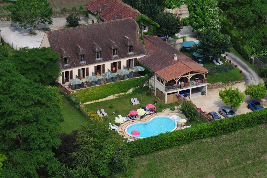 Hôtel Bien-Être Aux Cyprès de Marquay Exterior foto