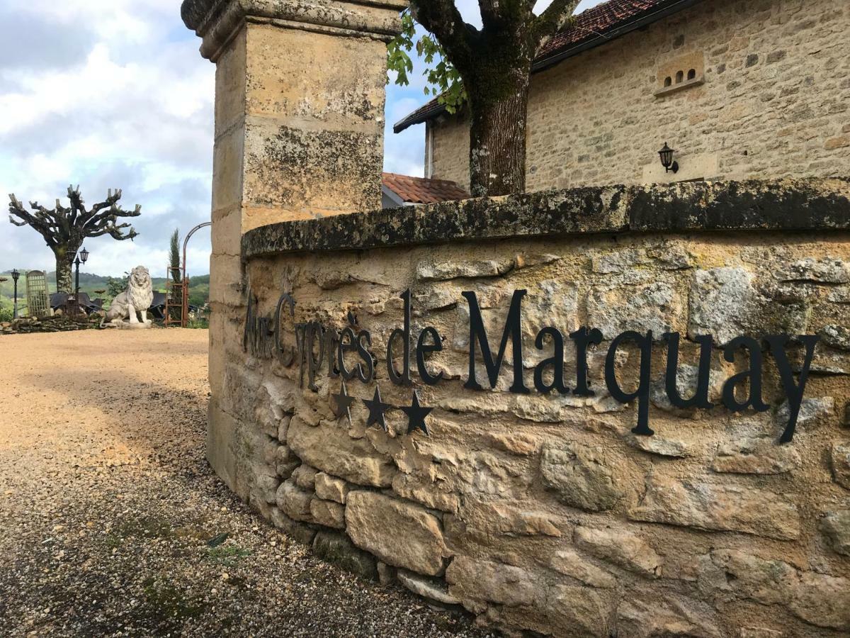 Hôtel Bien-Être Aux Cyprès de Marquay Exterior foto