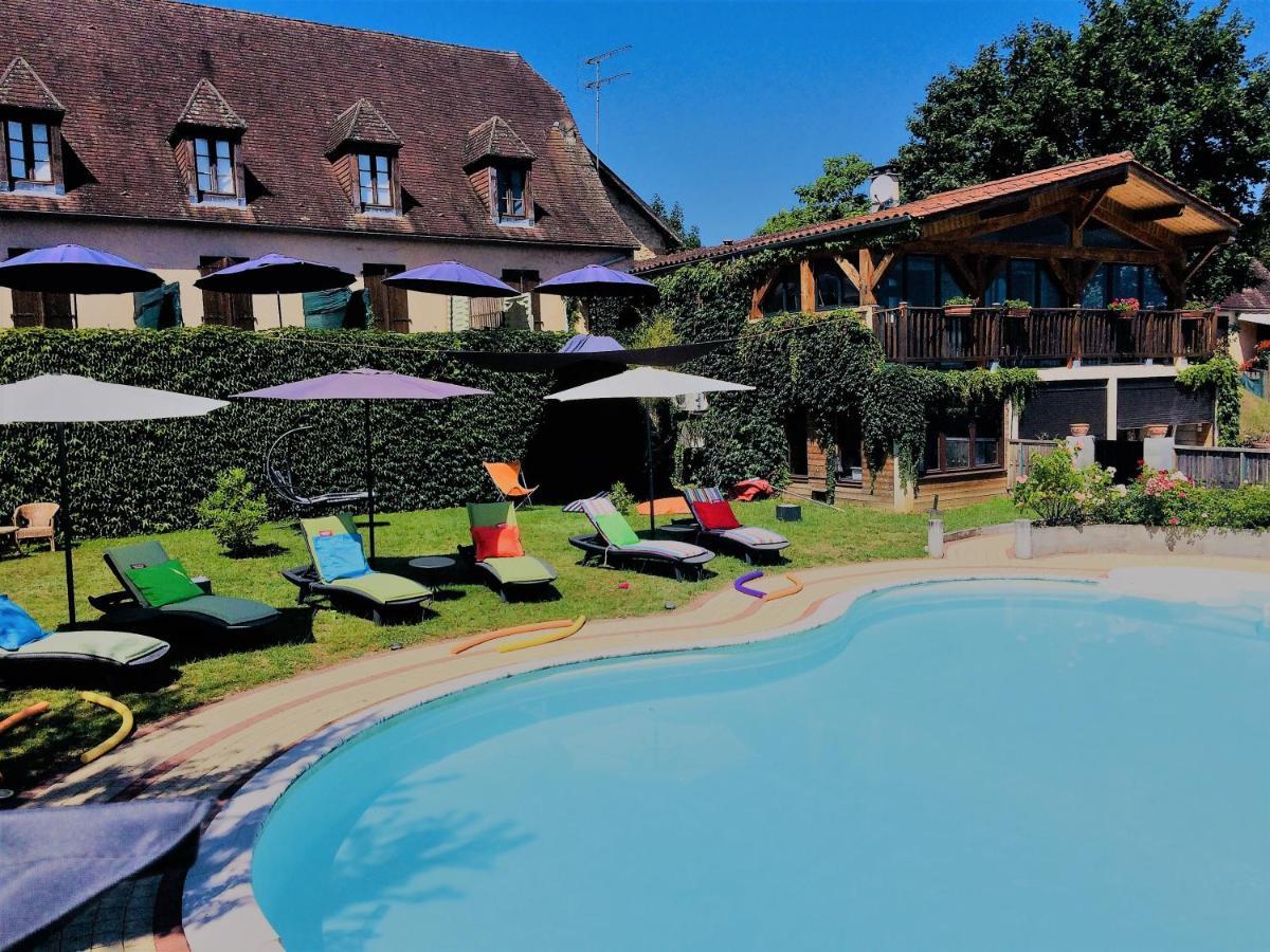 Hôtel Bien-Être Aux Cyprès de Marquay Exterior foto
